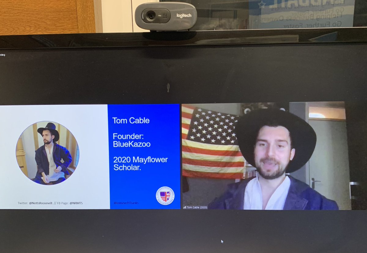 Great hearing <a href="/TomCable1/">Tom Cable</a> <a href="/BlueKazooUK/">Blue Kazoo</a> sharing his <a href="/NottsRoosevelt/">Nottingham Roosevelt Scholarship</a> experience. 
We’ll have to get you along to an <a href="/NCBC1924/">NCBC est1924.</a> lunch #RooseveltThanks #NCBC1924