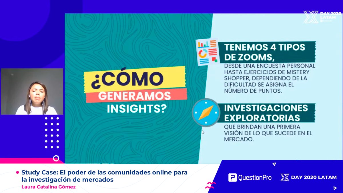 questionpro_es's tweet photo. Para la generación de engagement dentro de la #ComunidadOnline @PROCOLOMBIACO genera un plan de contenido, una estrategia de incentivos, da acceso a servicios y hace uso de diferentes canales de comunicación #XDAYLATAM2020 https://t.co/pFs6T9bu97