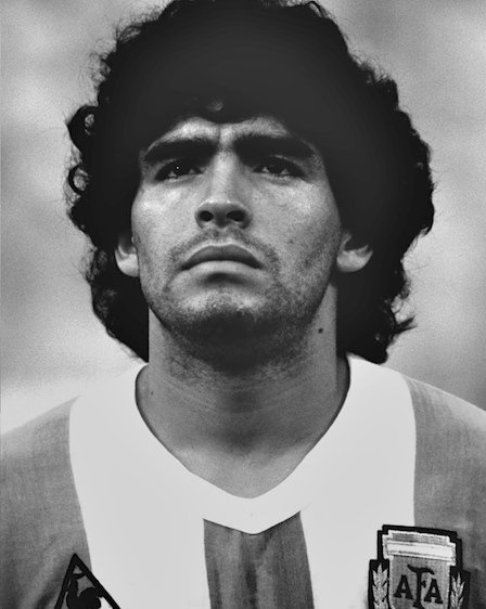 Nick Drake
(19 June 1948 – 25 November 1974)

Diego Maradona 
(30 October 1960 – 25 November 2020)