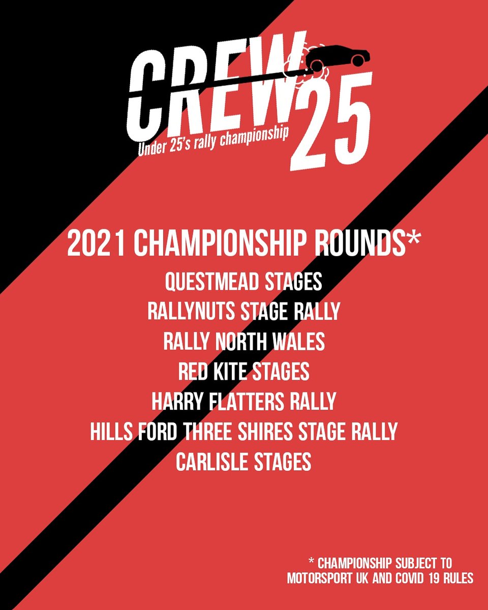 We all need something to look forward to after the year we've had. So here it is... the 2021 Calendar! 
Some of the dates are still to be confirmed so we will give more information as soon as we can but at least now you know where we are going to be visiting next year. 
#crew25
