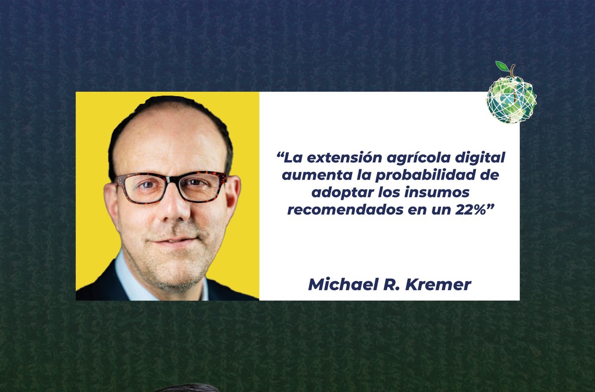 ForoGlobalAgro's tweet photo. Ganador del Premio Nobel 2019 en Economía  -Michael R. Kremer https://t.co/EuI4iIg2Za