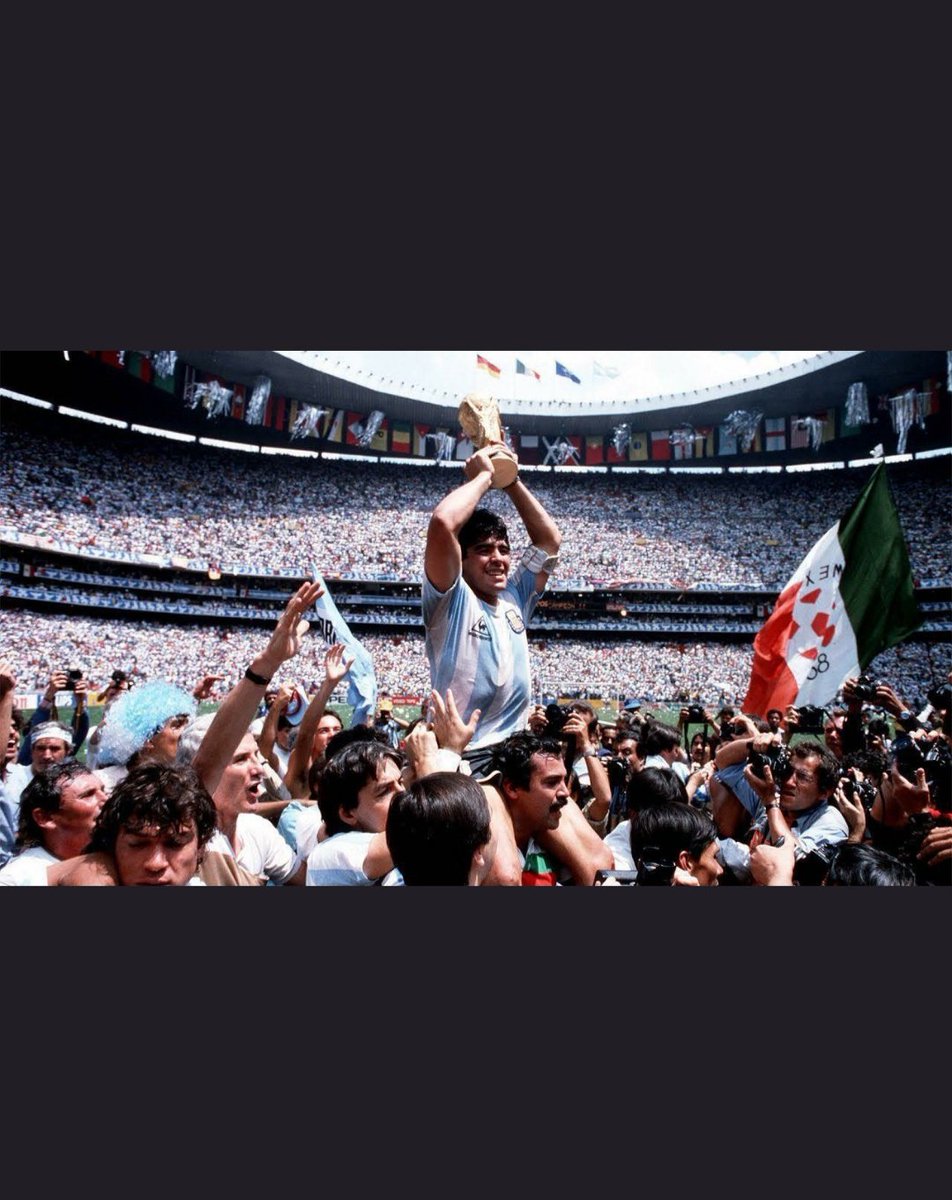 TheContranymBoy's tweet photo. Diego Armando Maradona
The God of Football

Undoubtedly D Best Evr..
Won the 1986 WorldCup for Argentina more o less on his own

D football he playd &amp; D goals he scored💓

His sudden silence is a tragic 1 &amp; has kicked us all hard.
2020 hs been some year
RIP Legend
#GOAT #ElDiego https://t.co/sNgXZjeOmw