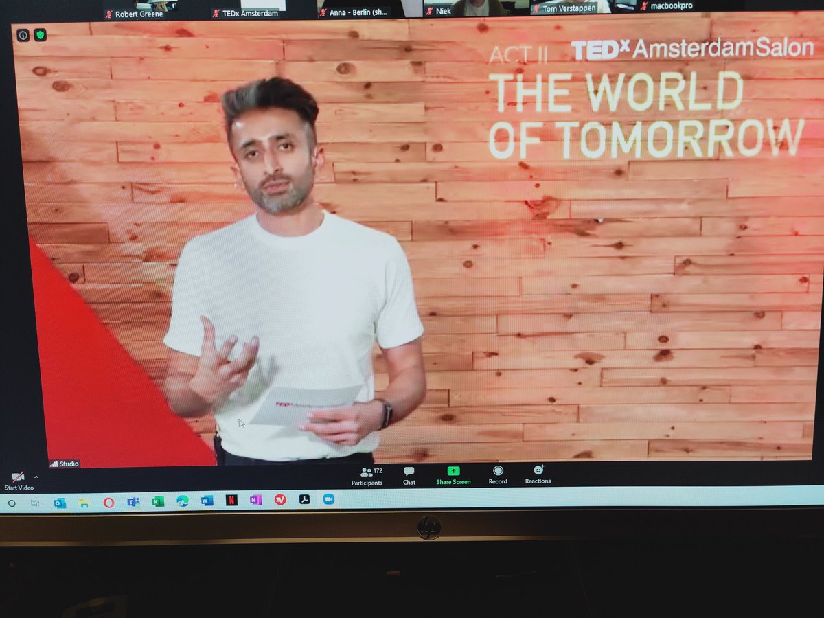 SimeonRGreene's tweet image. TEDx Amsterdam Salon 23 November 2020 #tedxamsterdam #tedx