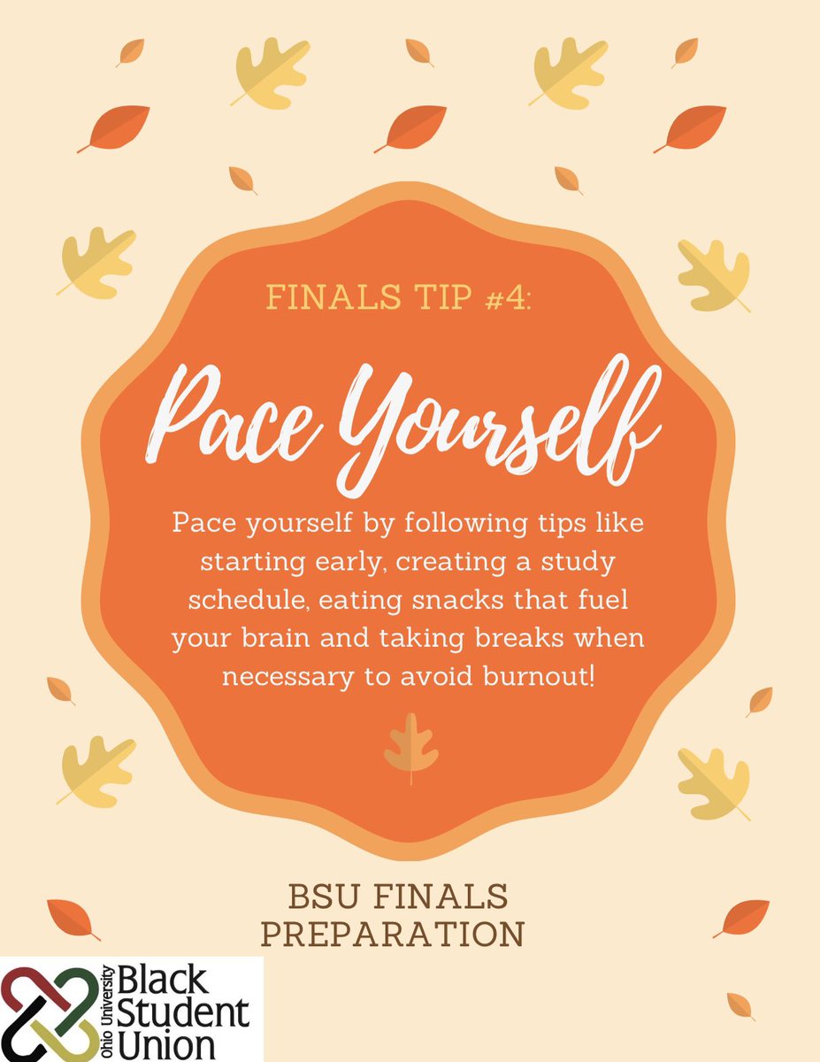 Day 4 of BSU’s finals preparation week!
