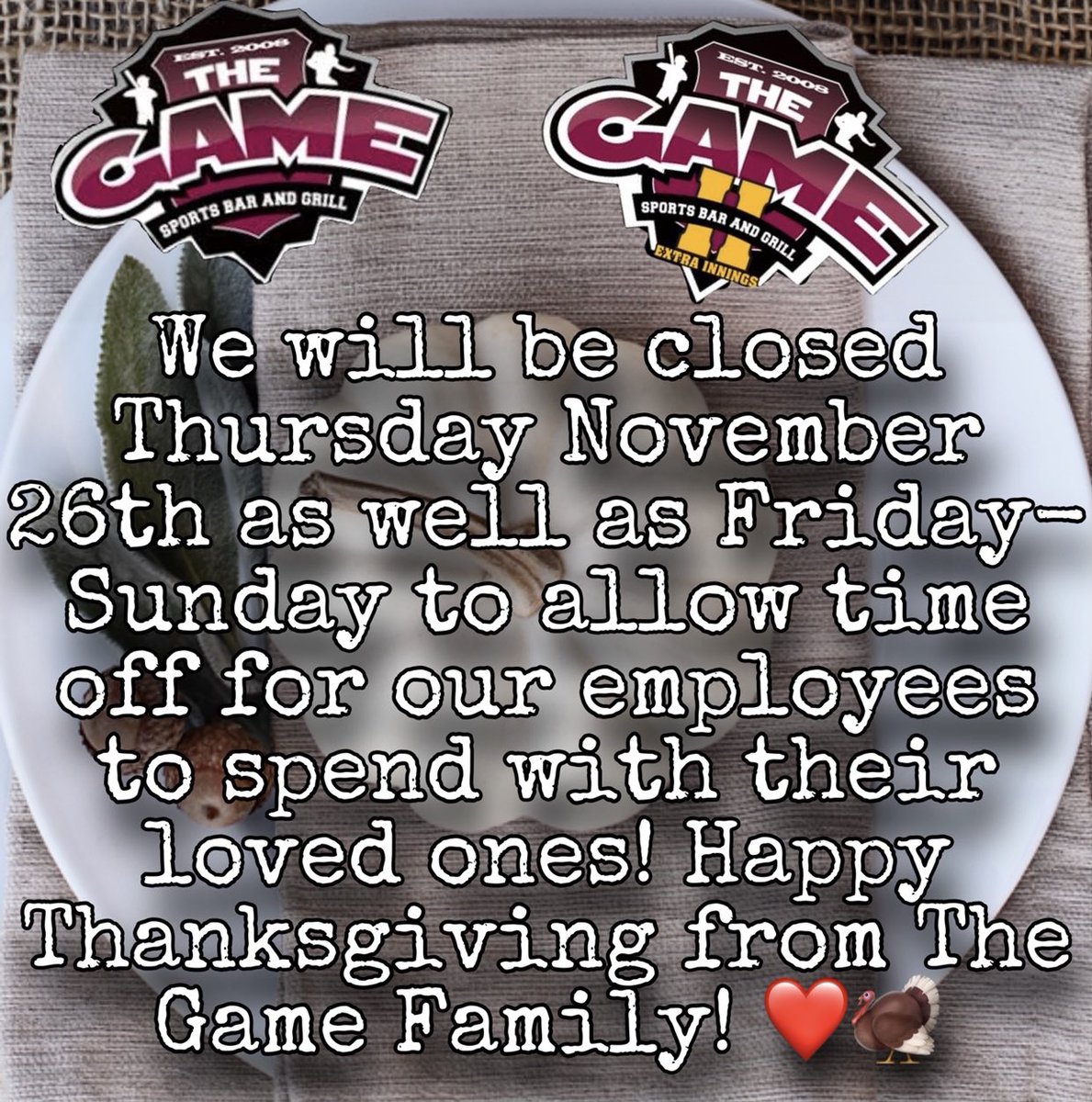 The Game LC (@thegamesprtsbar) on Twitter photo 