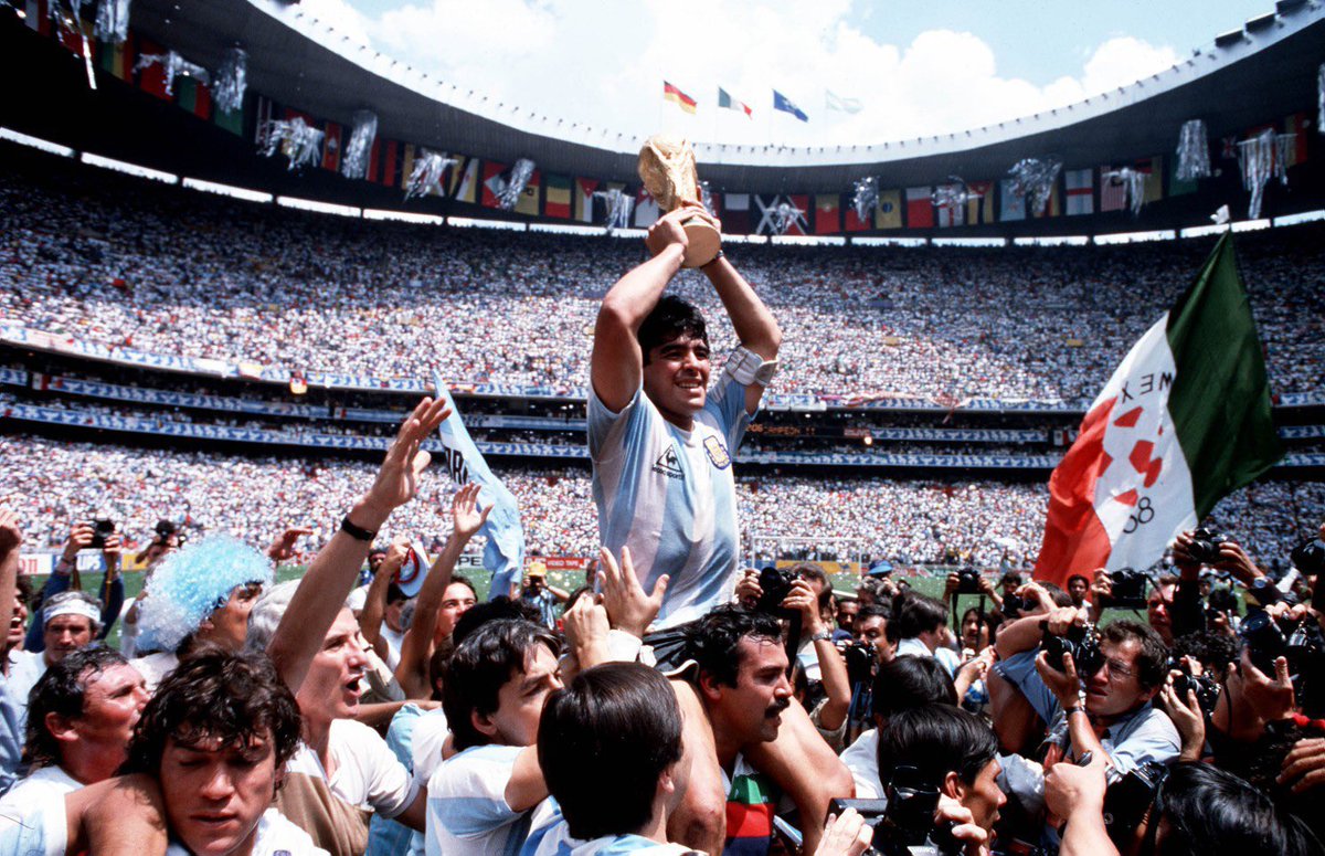PaudieOConnor's tweet photo. "(He) is far bigger than football. It's about how we build heroes and why. Maradona was a genius, but corrupted and flawed. Swollen by cortisone, analgesics and praise. Maybe a flawed genius is someone we can more easily empathise with. Maradona was one of us"

Eternal. Indelible https://t.co/kf4EO08oUR