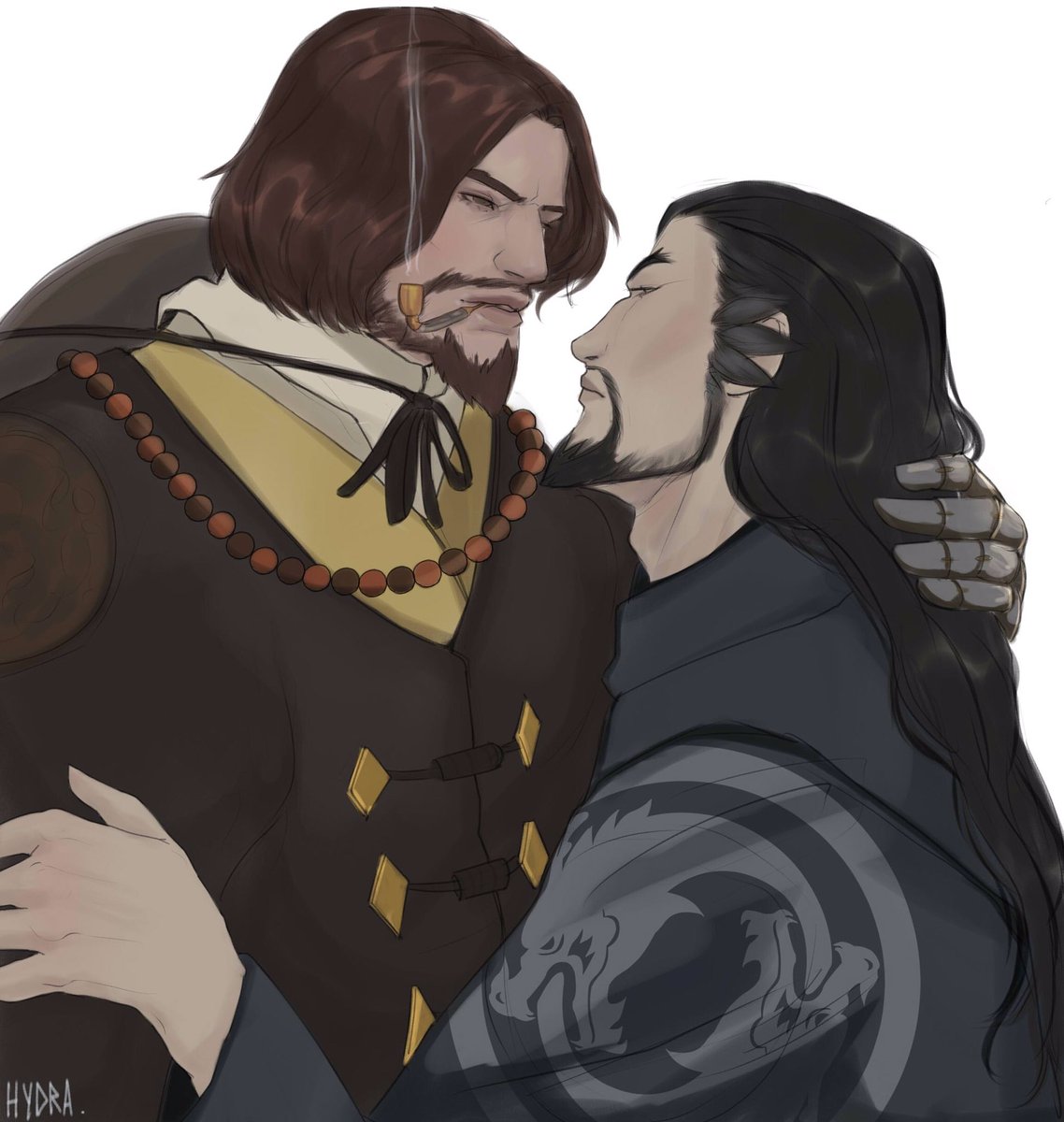 hydras_art's tweet photo. #mchanzo #Overwatch #McCree #hanzo https://t.co/cg8Q33oHNl
