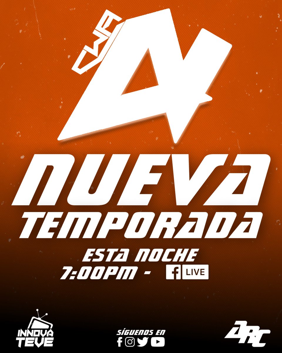 MundoCWA's tweet photo. 🔥🚨LLEGÓ EL GRAN DÍA🚨🔥

No te pierdas ESTA NOCHE de la Acción &amp; Emoción que solo te puede brindar #LaEmpresaDelPueblo con esta NUEVA TEMPORADA de #LaMarcaNaranja Acción Vibrante con NUEVO CONTENIDO y sobre todo #BuenaLuchaLibre. 

ESTA NOCHE a las 7:00PM por nuestros #FBLIVE. https://t.co/ix84XrEUvv