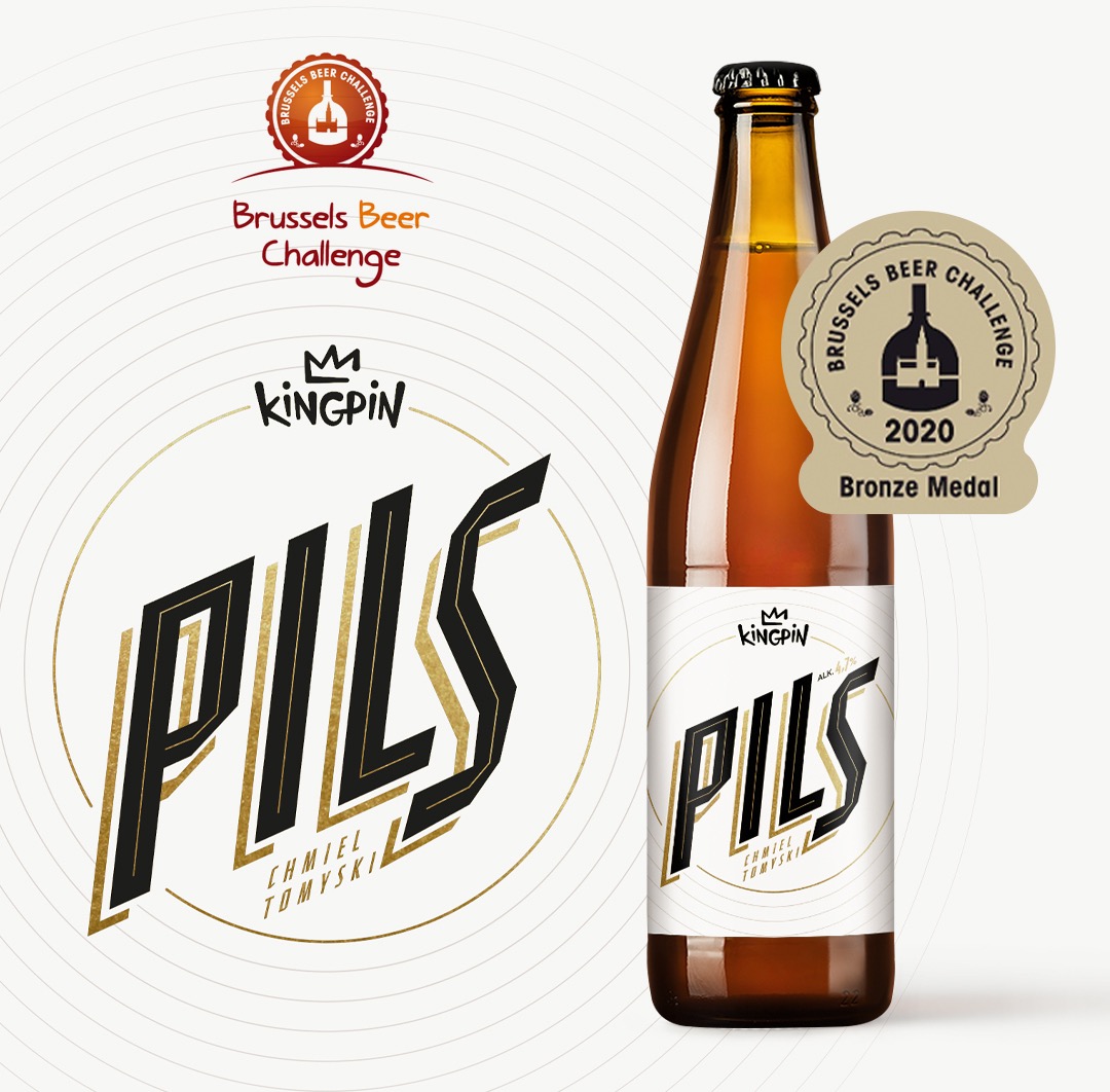 MarekKaminskiPL's tweet photo. W jednym z najbardziej prestiżowych konkursów piw w Europie - Brussels Beer Challenge - mój Kingpin Pils z polskim chmielem Tomyskim zdobył brązowy medal w kategorii Bohemian Pilsner #browarkingpin #piwokraftowe #piworzemieślnicze #piwo #beer #craftbeer https://t.co/kDHes0EH7I