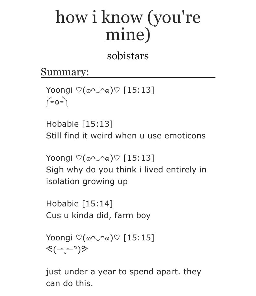 — how i know (you're mine) [sobistars]• NSFW• one chapter• 14910 words • PART TWO OF RANCH AU LETS GO   • ᕙ(⇀‸↼‶)ᕗ• I love ranch boys :(   https://archiveofourown.org/works/21697429&nbsp;