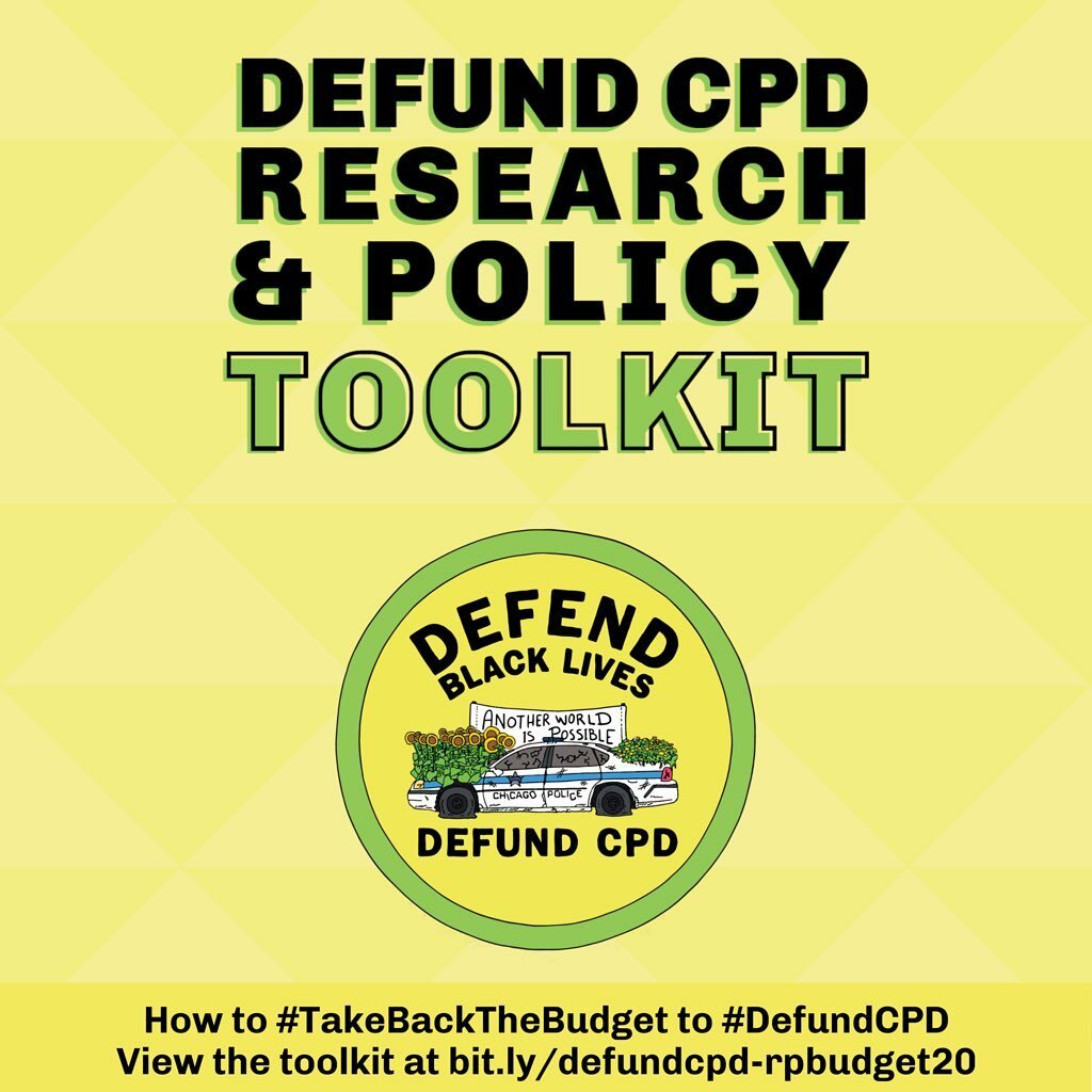 Our Research+Policy budget toolkit is live! This week’s historic City Council budget vote proves that our organizing is working and we hope that you use this toolkit to continue to get the information you need to #TakeBackTheBudget to #DefundCPD. To move… instagr.am/p/CIBjkCfhtKy/