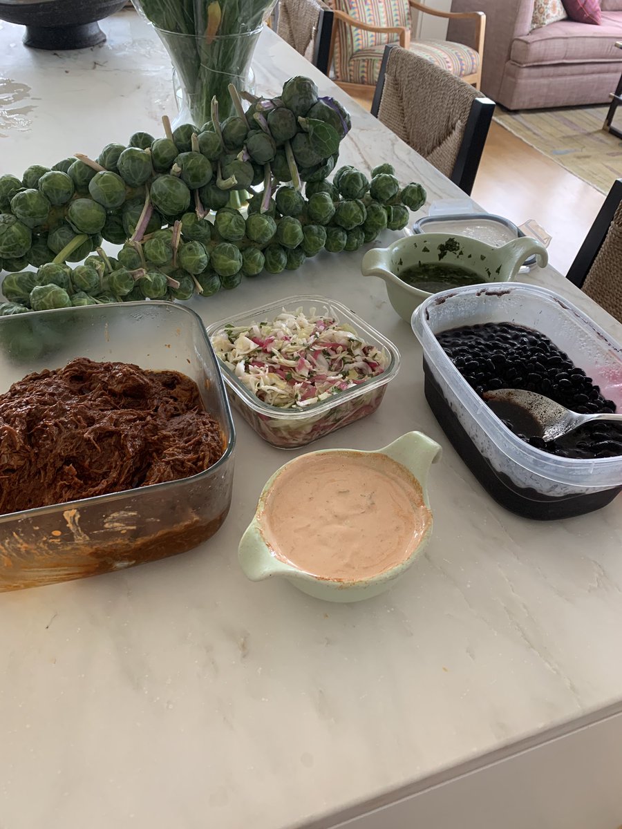 mchalepoole's tweet photo. @CiaoSamin Listened to your Thanksgiving podcast-cannot wait for the addition of fried sage salsa verde. FYI- making your braised pork, Mexi-slaw, and Mexican Salsa the Tuesday night before, provides amazing non-Thanksgivingy leftovers for meals/snacks the rest of the holiday https://t.co/kVdePEkhMV