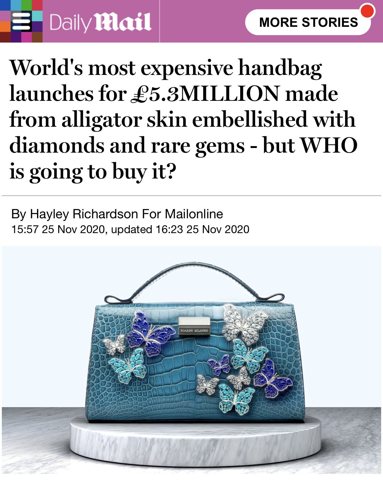 The 15 Most Expensive Handbags in the World