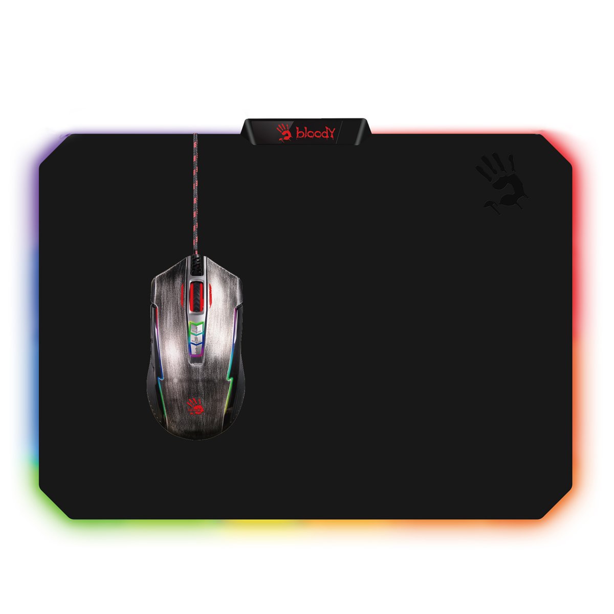 Bloodygaming's tweet photo. If you're looking to get your hands on Bloody gear, take advantage of savings on our MP-60R RGB gaming mouse pad now through Sunday on our Amazon store.

https://t.co/PiWcmwY6yU

#bloodygaming #boundbygaming #MP60R https://t.co/3YVftcGfJ9