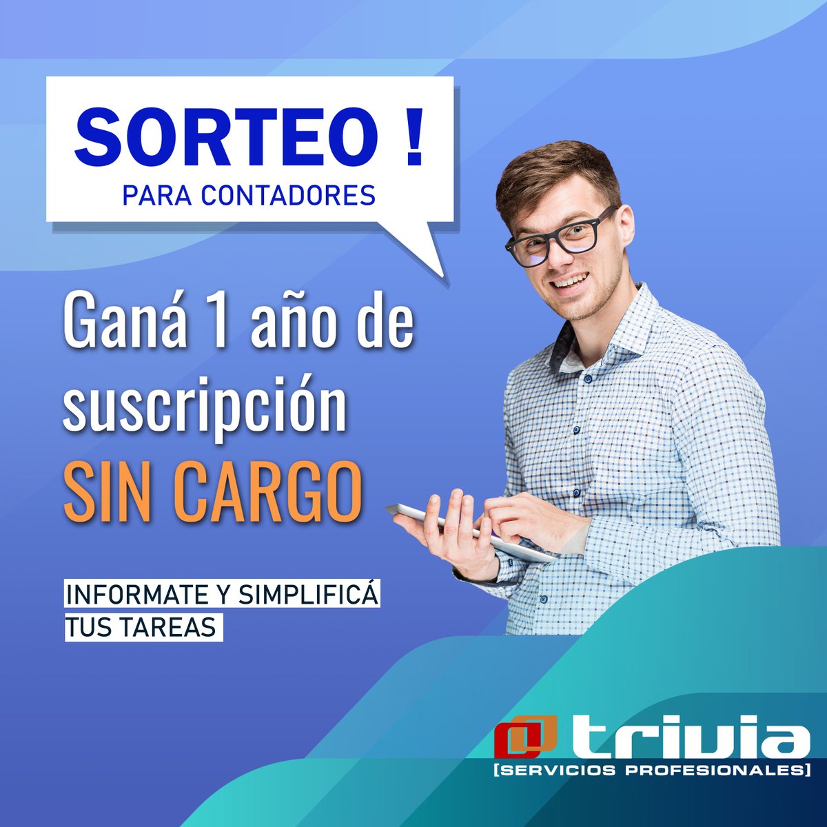 IPS_AR's tweet photo. Participá y Ganá 1 año de suscripción a #TriviaServiciosProfesionales!
1. Dar #RT esta publicación
2. Seguirnos en #Instagram https://t.co/G1y9QavVsH
3. Arrobar a un colega @
*Válido p #contadores y #estudioscontables de #Argentina https://t.co/qUaexm5x1O