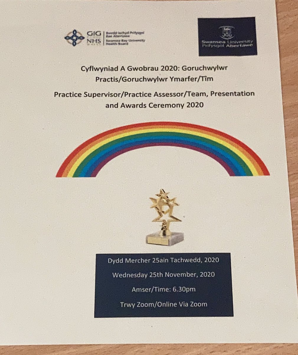 So proud of my team at Hafod Y Wennol who have been awarded a Practice Education Facilitator Nomination Award! We love supporting students and do everything in our power to make it an amazing learning opportunity!  #inspiringstudents <a href="/MHLD_SBUHB/">NurseLeadsMHLDSBUHB 💙</a> <a href="/Paulriddfound/">Paul Ridd Foundation</a> <a href="/RCNWales/">Royal College of Nursing Wales</a>