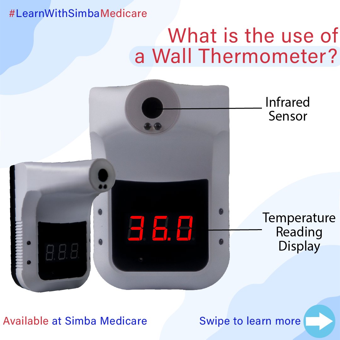 Wall Mounted Thermometer - Simba Medicare
