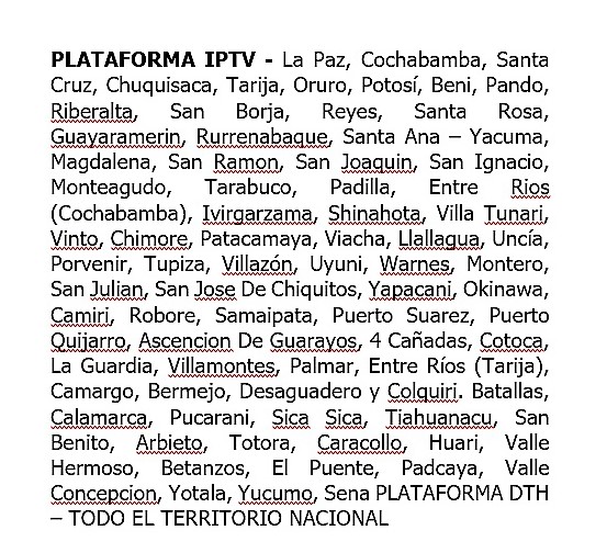 La democracia devuelve la señal de TeleSUR a la grilla de Entel. El gobierno de facto de Jeanine Añez, el 21nov2019, sacó del aire a TeleSUR, tanto de ENTEL como de otros servicios de tv por cable. Esta noche, ENTEL repone nuestra señal en IPTV y DTH. @teleSURtv