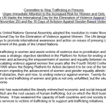 Photo by NGO Committee to Stop Trafficking in Persons (@NGOCSTIP)