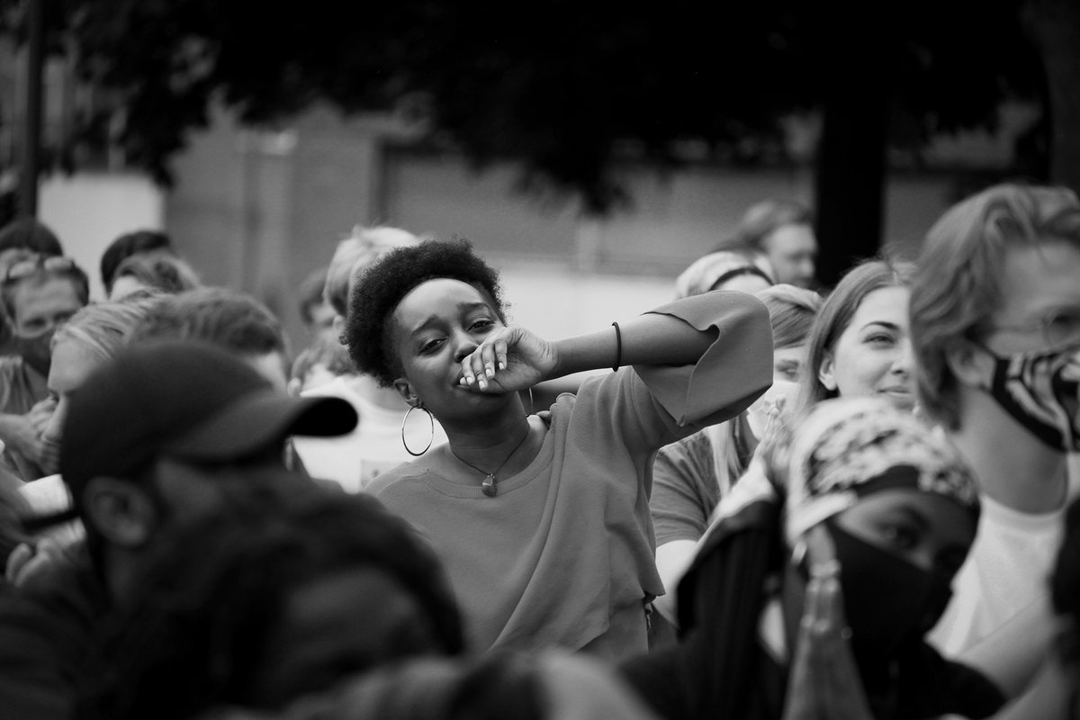  16th AUGUST • BRISTOL Further Black Lives Matter protests continue in Bristol, organised by the  @AllBlackLivesUK branch. Thousands gather on College Green and at Castle Park in a continued show of solidarity, sharing experiences and discussing paths for positive change.