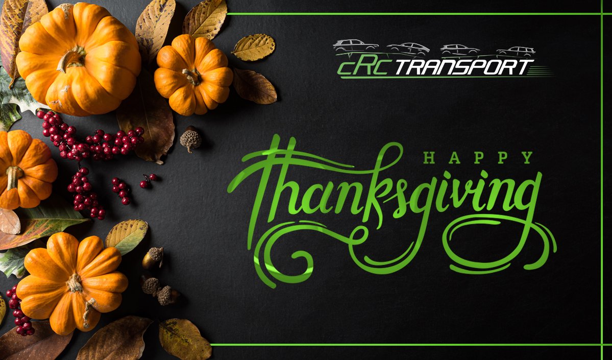 CrcTransport's tweet photo. It is the season of gratitude and there is a lot to be thankful for. Thank you for making this company a great experience to be a part of;  thank you for choosing us over and over again as a reliable and trustworthy partner.
May you and yours have a safe, blessed Thanksgiving! https://t.co/d9thSEop0i