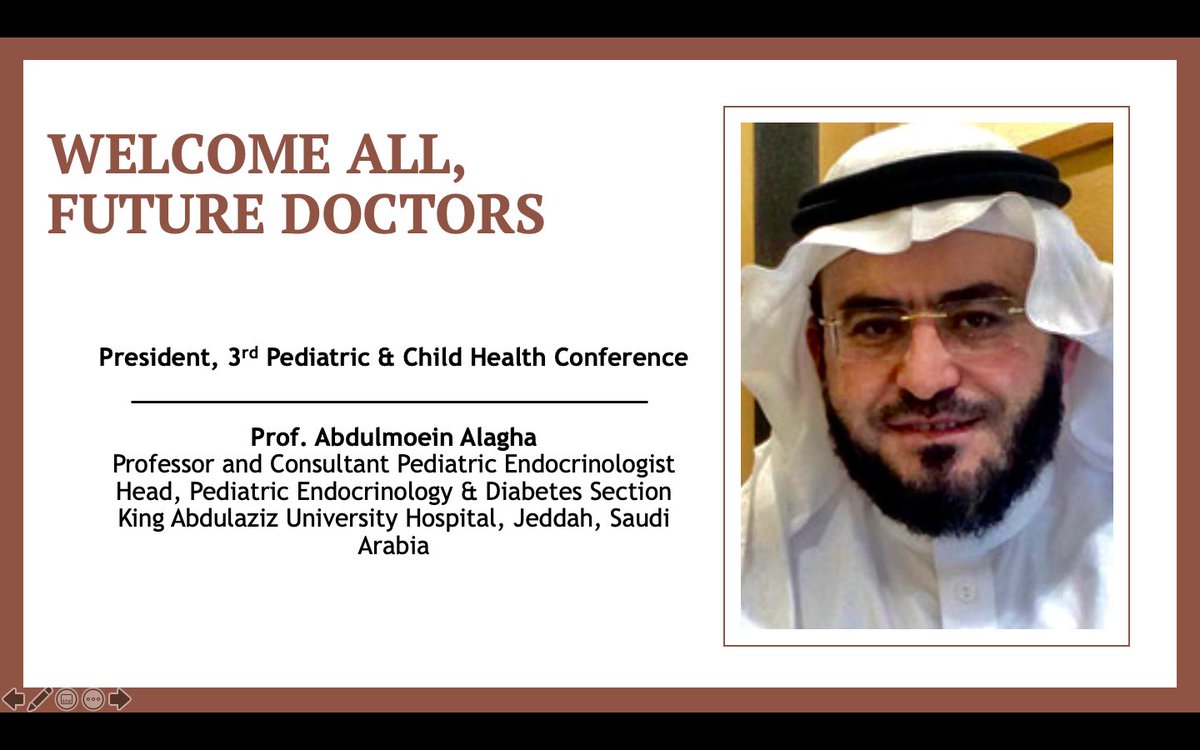 PHCKAUH's tweet photo. Day 1 from the Student Review Course has come to an end with a number of informative lectures from a group of exceptional speakers

Thanks to the President of the conference, Prof Abdulmoein, and Chairman of Pediatrics, Dr. Turki for all their effort and support 
@AbdulmoeinAagha https://t.co/gfo6uDSF8k