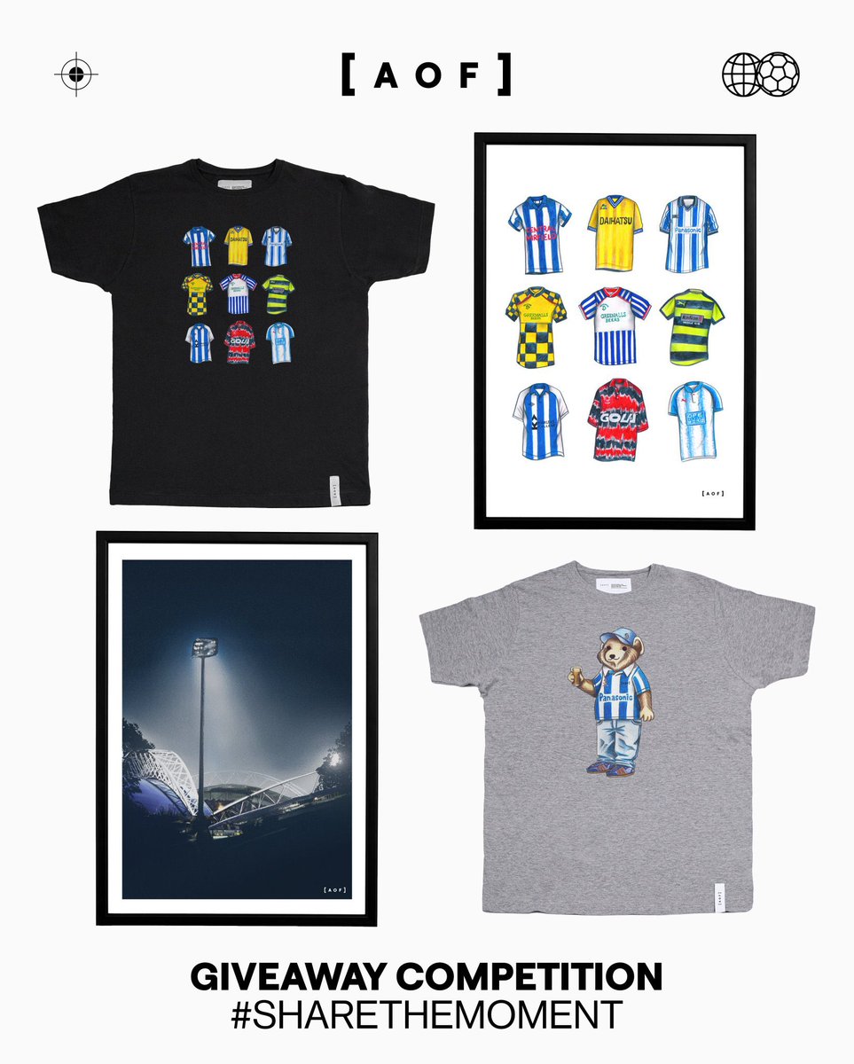 VitalHtafc's tweet photo. 🎁 CHRISTMAS GIVEAWAY 🎁

We’ve teamed up with @art_of_football for a chance to win your choice of one of their Huddersfield prints or t-shirts. #sharethemoment

To enter:
➡️ - Follow @art_of_football &amp; @VitalHtafc 
➡️ - RT and ❤️

Winner to be announced on 02/12! Good luck 🎅🎉 https://t.co/ZSbYSxpcnq