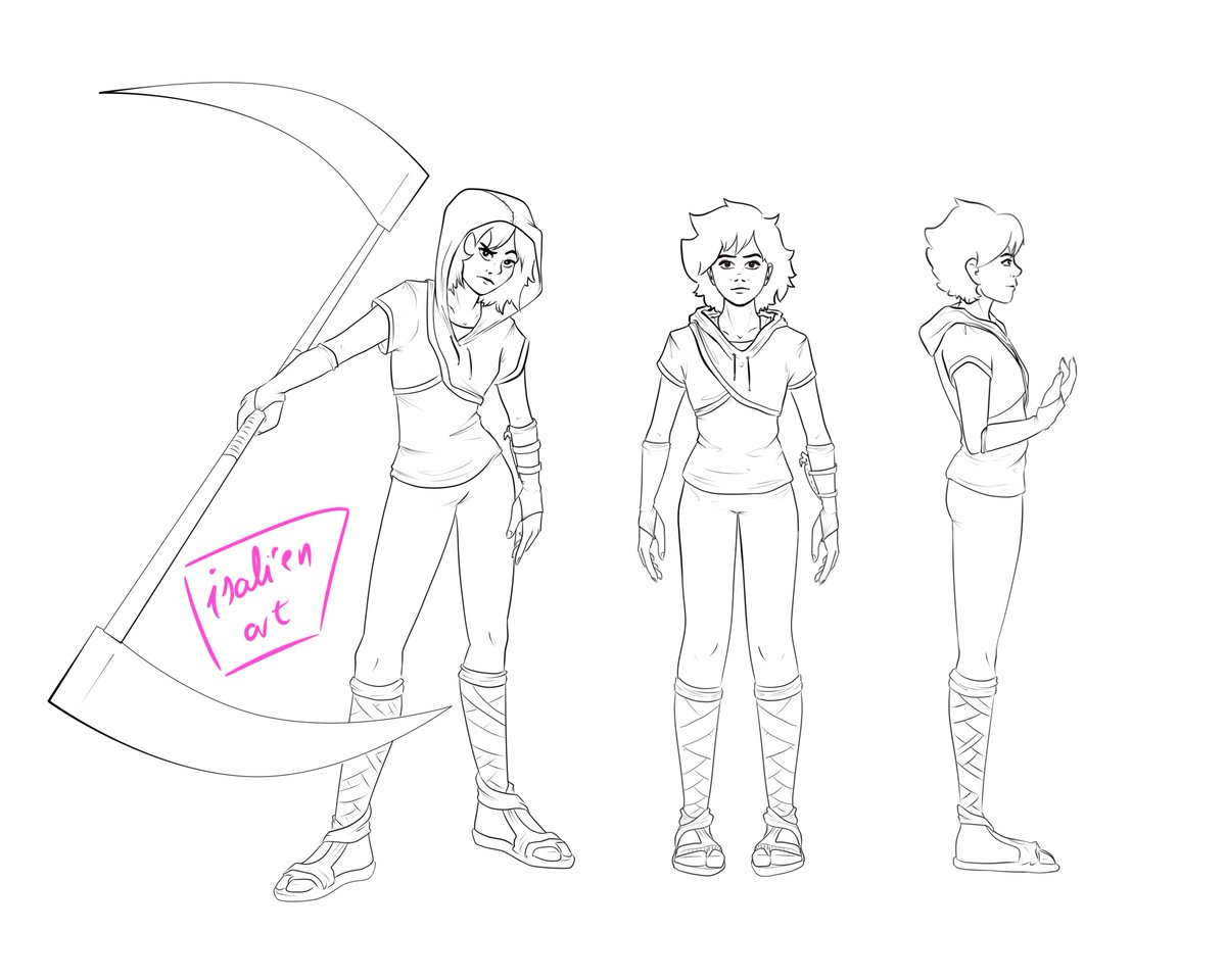 isalienart's tweet photo. more homework for uni that im proud about
the second one is one of my oldest ocs and i never did a turnaround of her, shame on me https://t.co/5j1mkTmi4v