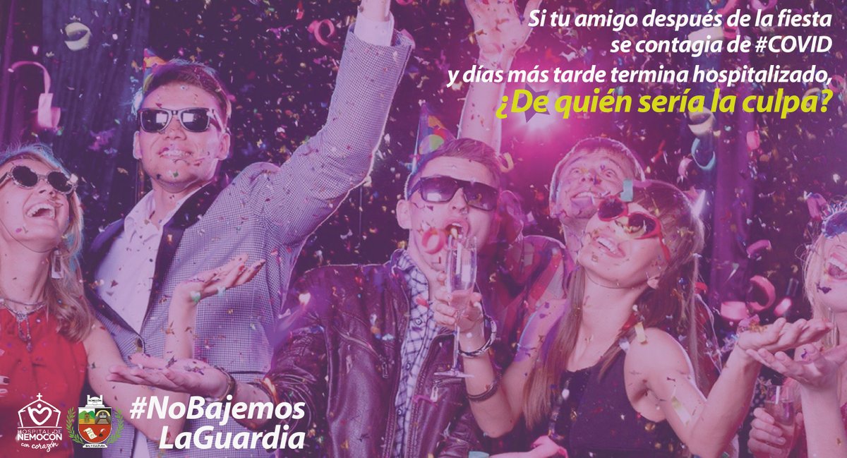 Seguimos con nuestra campaña de prevención en alianza con la @NemoconAlcaldia .

No expongas a tus seres queridos, el COVID no se ha ido.
#HospitalConCorazón.