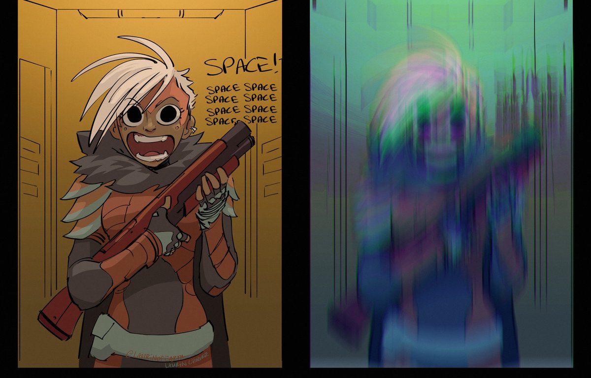 LaurinofEarth's tweet image. stepping into the launch pod every time

#DeepStoneCrypt #DestinyArt #BeyondLight #Destiny2 #gforce