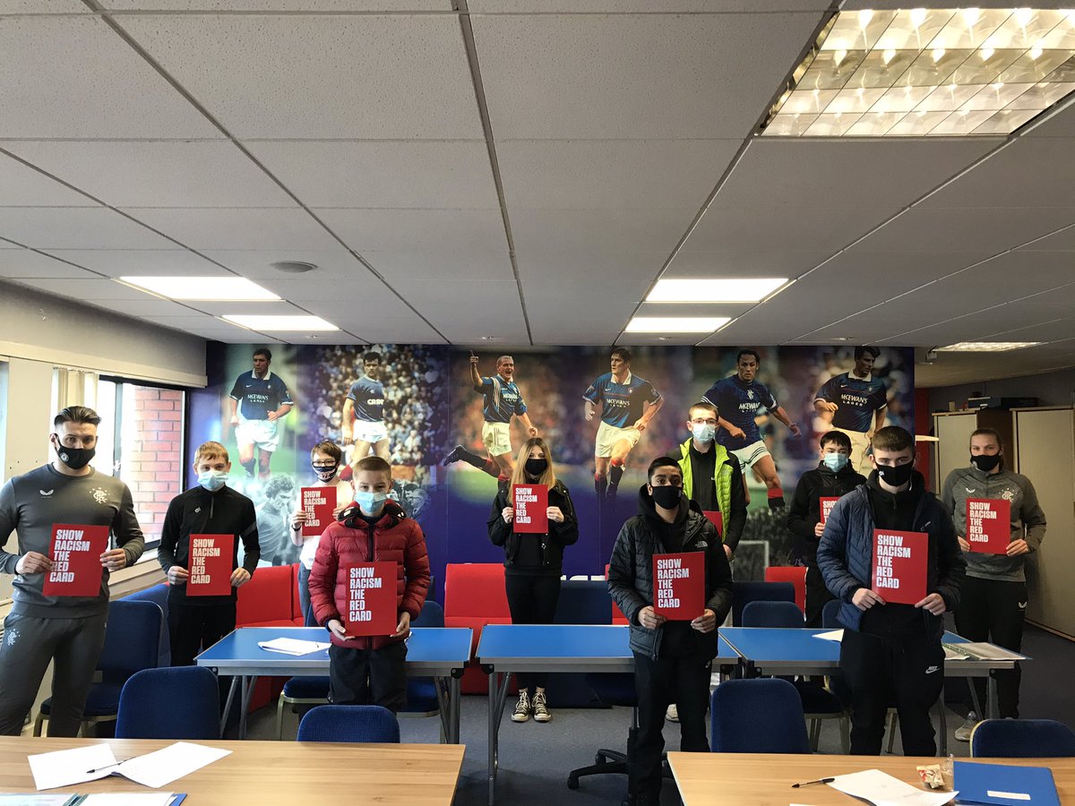 Well done to the @RFC_Charity & @GlasgowESPTeam wider achievement group who took part in our @SRTRC_Europe  campaign today.🔴⚪️🔵
#diversitywins 

@jamie57539237 
@EFDN_tweets 
@Jackwhyte1999