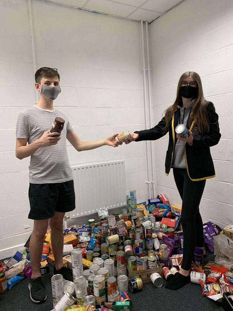 BA_Strathbrock's tweet photo. Thank you for all the Foodbank donations! 

If anyone has any last minute donations, please hand them in tomorrow! #teamstrathbrock https://t.co/EyRsRmP5lw