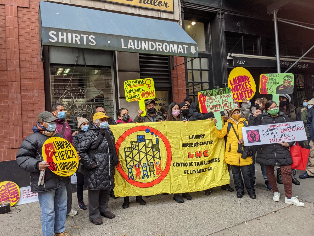 foodchainworker's tweet photo. @LWC_workers Union & Fuerza Campaign Launch.
We are inspired by these immigrant, women working class leaders fighting for better conditions in the workplace!
#LavanderasAlPoder #LaundryPower https://t.co/ABIUEeCtaZ