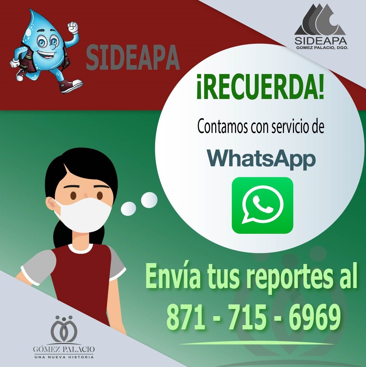 sideapa_gp's tweet image. ¡Estamos para atenderte! 
 
🚰Por qué el agua es vital 💦 trabajamos todos los días para 👍 ti y tu familia 👨‍👩‍👧‍👧.

#NoTiresBasuralDrenaje🚯

#Sideapa💧