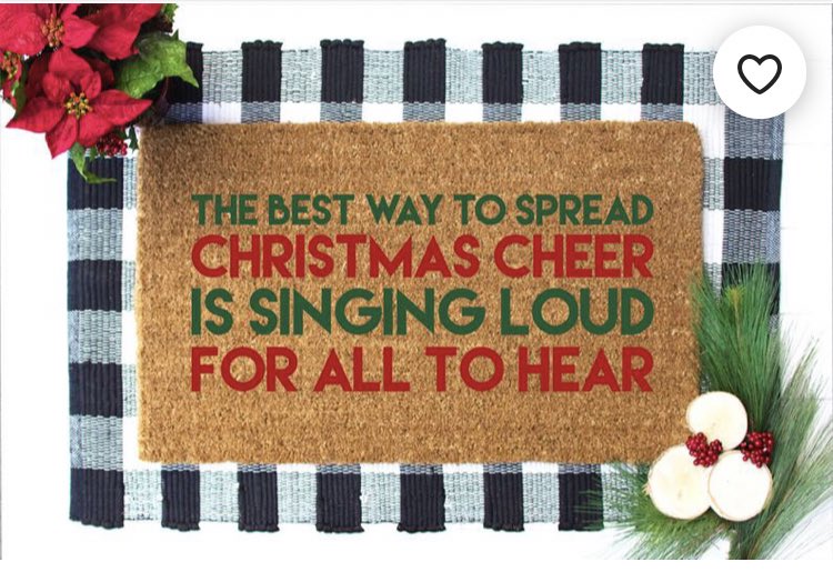 northsouthdecor's tweet photo. If you’re in need of a little holiday doormat humor for your front door, check out these beauts Clark.
😉🎄🏡
#northsouthdecor #etsyfinds #holiday #holidayseason #holidaydecor #funny #doormat #doormatsofinstagram #weallcanusealaugh #holidayhumor https://t.co/eYC5xXXZHq