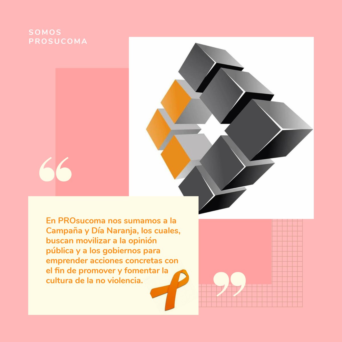 PROSUCOMA's tweet photo. En #PROsucoma 👷🏻‍♀️👷🏼‍♂️ || Nos sumamos a la Campaña y Día Naranja, los cuales buscan movilizar a la opinión pública y a los gobiernos para emprender acciones concretas con el fin de promover y fomentar la cultura de la no violencia.

@Conavi_mx @INAHmx @InpacOaxaca @SEDATU_mx https://t.co/PAtM5VJkcz