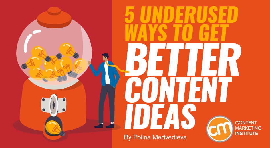 Comet_Creative's tweet photo. 5 Underused Ways to Get Better Content Ideas #contentmarketing https://t.co/vQXPWOXaWg https://t.co/4yCvooQWsN