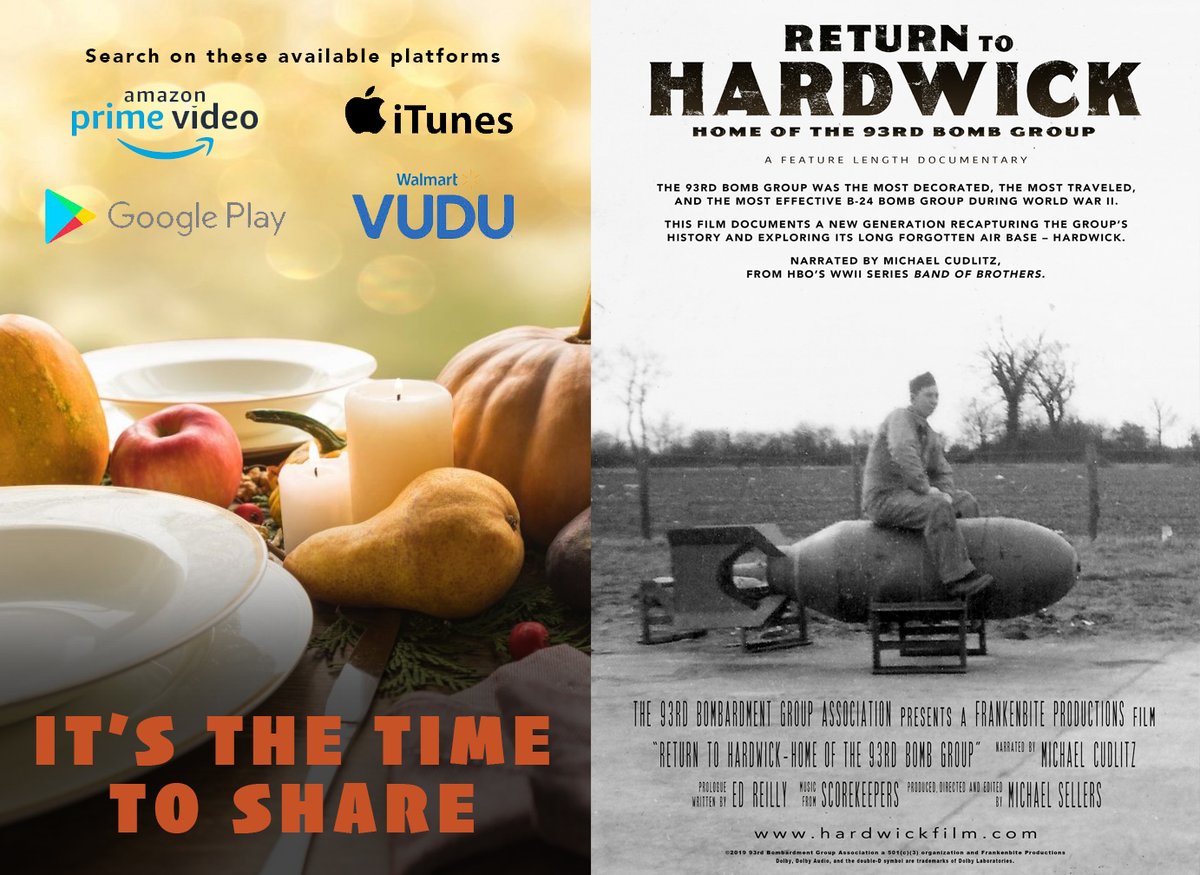 hardwickdoc's tweet photo. Are you sitting back this Thanksgiving and wondering what to watch?  Repost or Share to your friends and let's get this WWII history out! Blessings to all our support. #thankful2020 #newposter #hardwickfilm https://t.co/BaQ8YLAp8g Narrated by @Cudlitz @GravitasVOD @MPRM https://t.co/0krd6Tjv0X