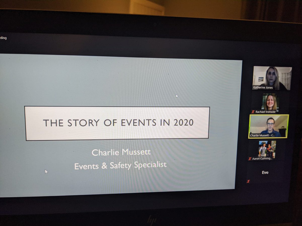 Huge thanks to <a href="/CharlieHJM/">Charlie Mussett</a> for sharing his insight &amp; perspective of the events industry this 2020 with our students this evening! Some great tips and advice for the future! #events #eventprofs  #eventmanagement #RGU