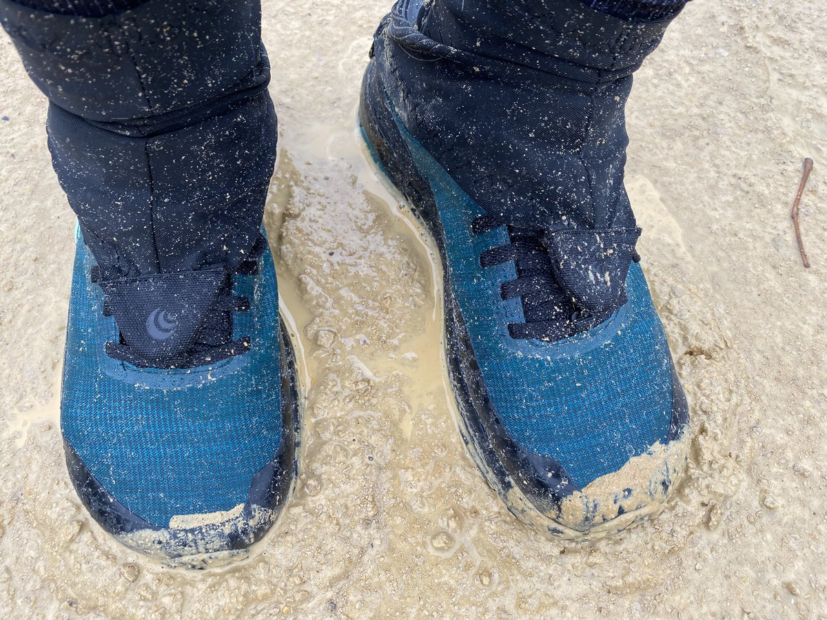 MelindaHoward4's tweet photo. It was a tad muddy on the trails today. My new @topoathletic #UltraventurePro saw some fun miles!☺️ #IRun4Aiden #movebetternaturally https://t.co/wrpbB9lbai