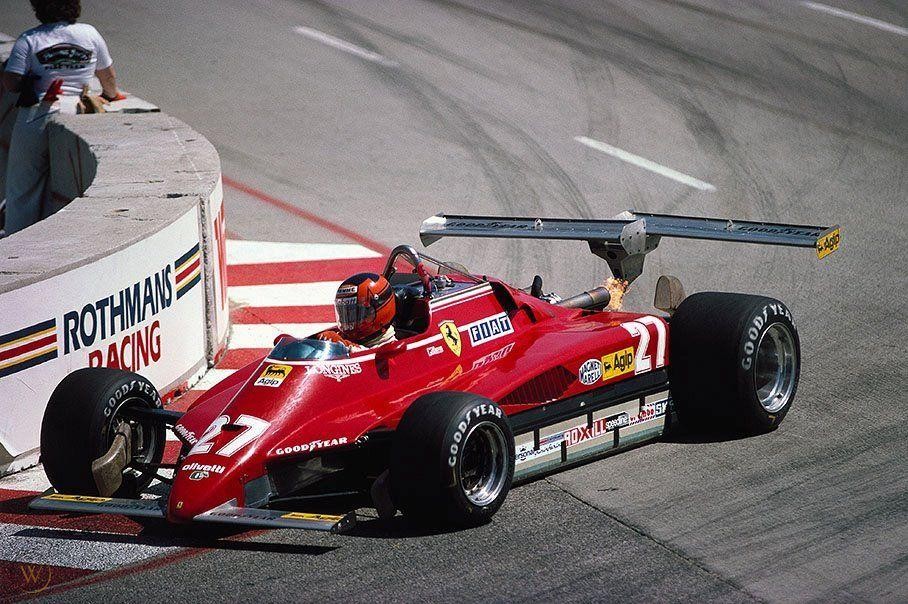 #WingWednesday
#USA West GP #LongBeach 1982
#Ferrari 126C2
Gilles Villeneuve
DSQ, Illegal Rear Wing https://t.co/0tIMH6FhIn