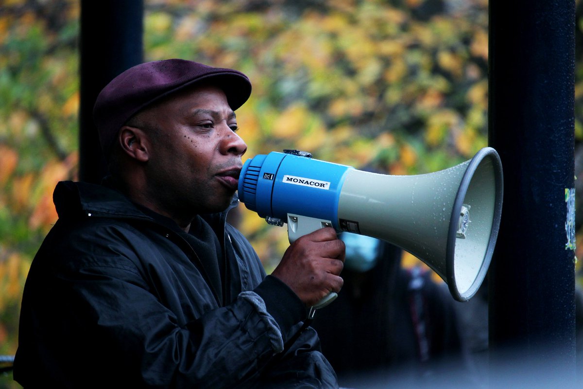  1st NOVEMBER • BRISTOL Black Lives Matter protests continue. Thousands come out in the pouring rain to march from College Green to Castle Park in solidarity. Such protests continue almost weekly, some six months after George Floyd's death ignited a global movement.