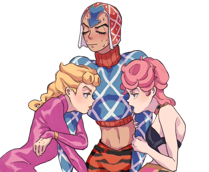 trish wants a shopping buddy and giorno is just possessive 