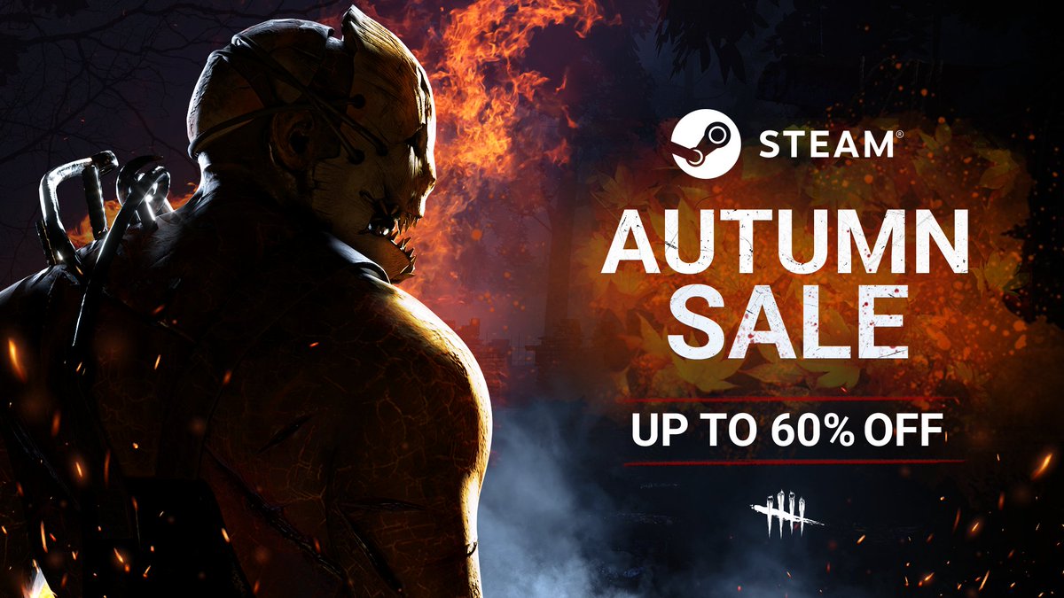 Dead By Daylight Steam Autumn Sale Get 60 Off Base Game And Up To 40 Off On Select Dlcs Region Ww Date Time Nov 25th 9 55 Am Pdt