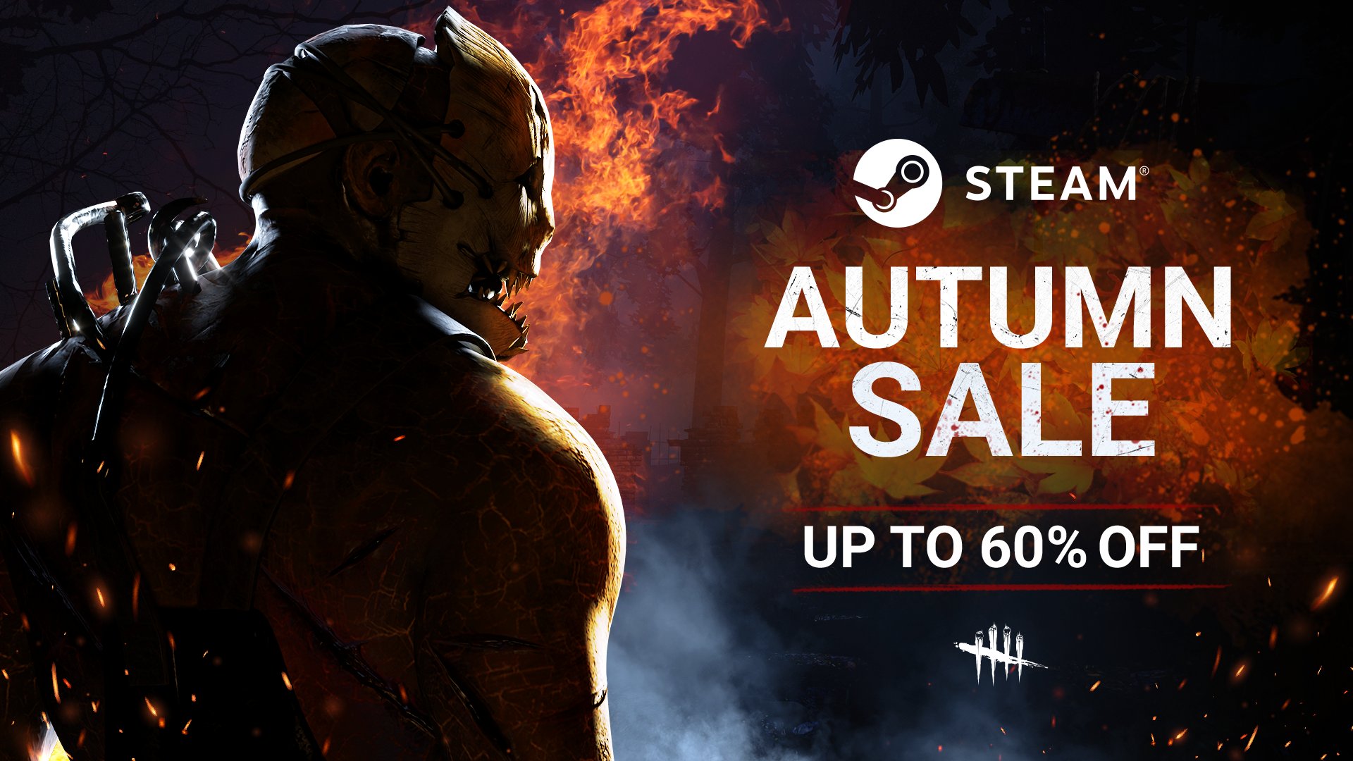 Dead By Daylight Steam Autumn Sale Get 60 Off Base Game And Up To 40 Off On Select Dlcs Region Ww Date Time Nov 25th 9 55 Am Pdt