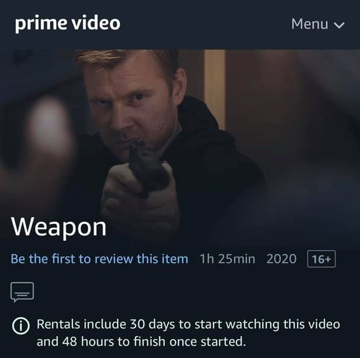 SES_SoundTrax's tweet photo. Delighted to announce 'Weapon' is now released on @PrimeVideo #weaponfilm #amazonprime #womeninfilm #filmcomposer #filmscoring #thriller original motion picture soundtrack album release to follow https://t.co/bTDuCUZHoW