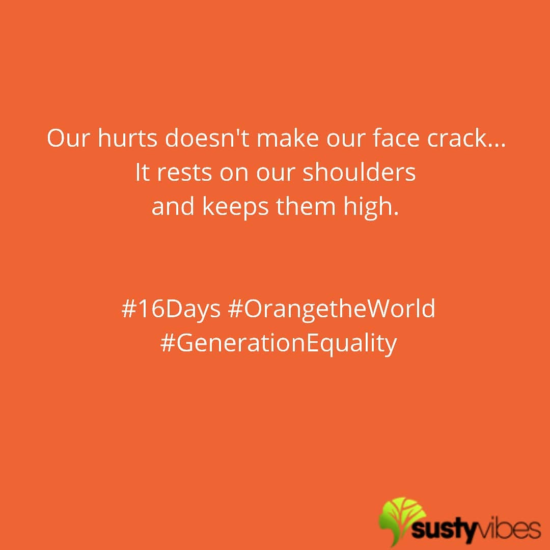 SustyVibes's tweet photo. We will continue to speak against gender based violence, seek help and support victims of gender based violence.
Together, we can fight societal ills.

#orangetheworld #16daysofactivism https://t.co/Tv0KFGJO7T