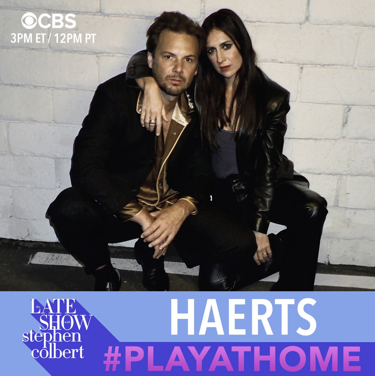 Make sure to tune in tomorrow to check out our #playathome performance of "For the Sky" for <a href="/colbertlateshow/">The Late Show</a> !!
