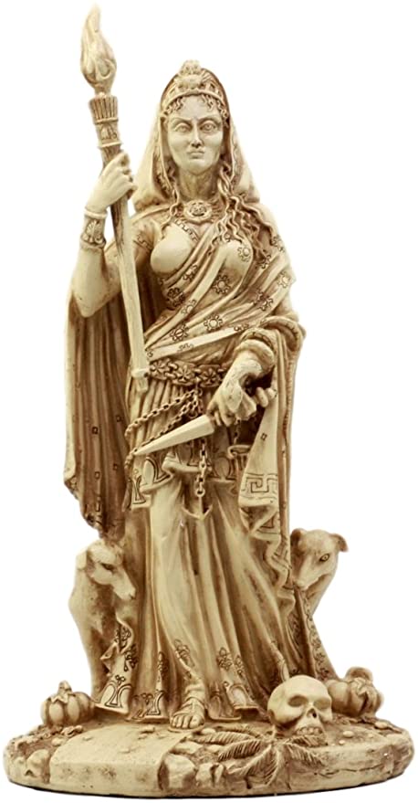 hecate (goddess of the night, witchcraft and ghosts)- probably a with or very into the aesthetic- intimidating as fuck- actually very nice- extremely attractive