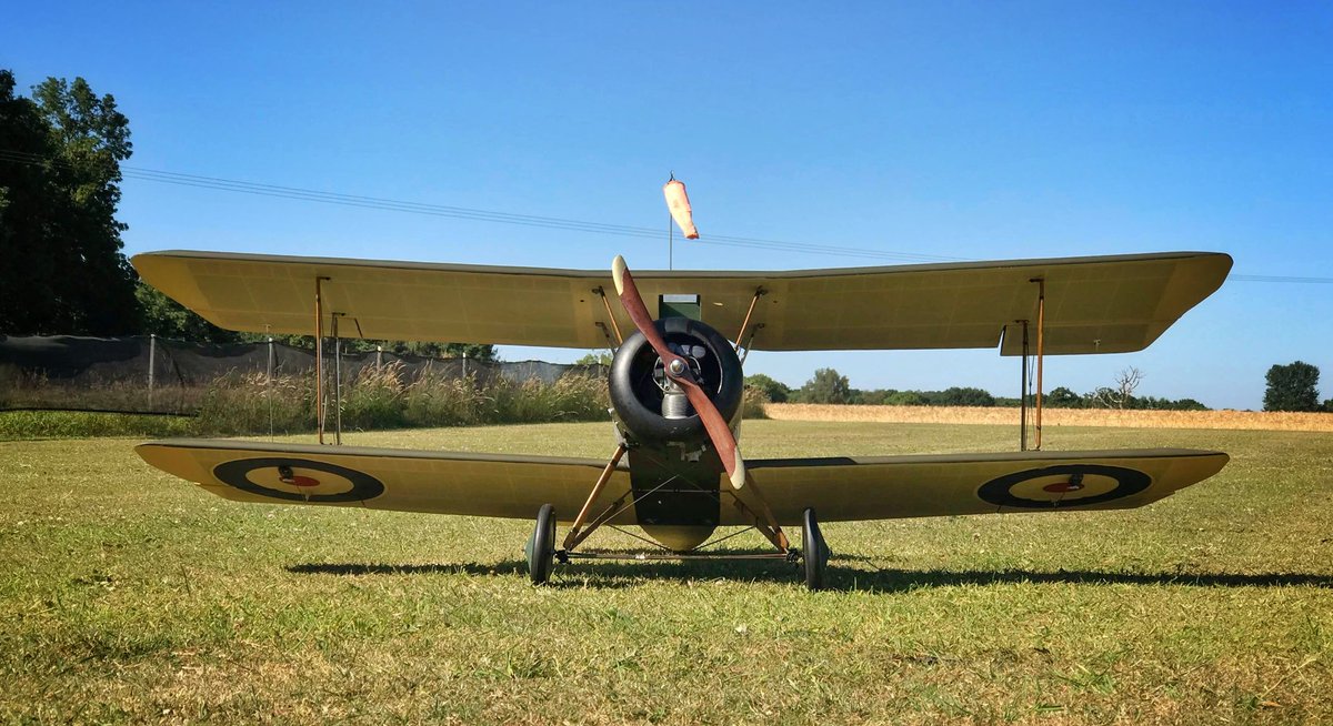 vikings_rc's tweet photo. Some fantastic shots of Ian Nelson's Sopwith Pup. The Sabre prop from XOAR really finishes off that scale look! 😎👍
Balsa USA Sopwith Pup kit, 1/4 scale 80” span. Up front is a Laser 150 spinning the Xoar Sabre prop.
#balsausa #sopwithpup #xoarpropeller #modelflying #xoar https://t.co/EpVVf2Mn77